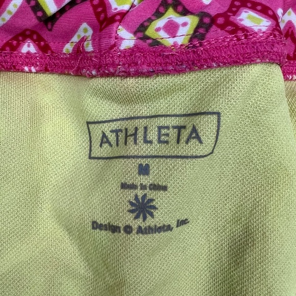 Athleta Lined Auroville Print Swim Shorts with Drawstring Sz: M - Picture 9 of 12